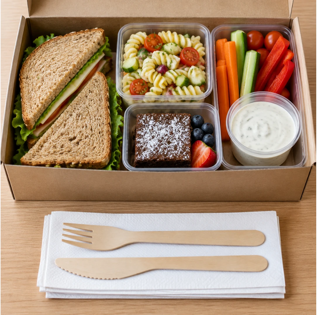 Boxed lunches by Réception 108, caterer in Sherbrooke
