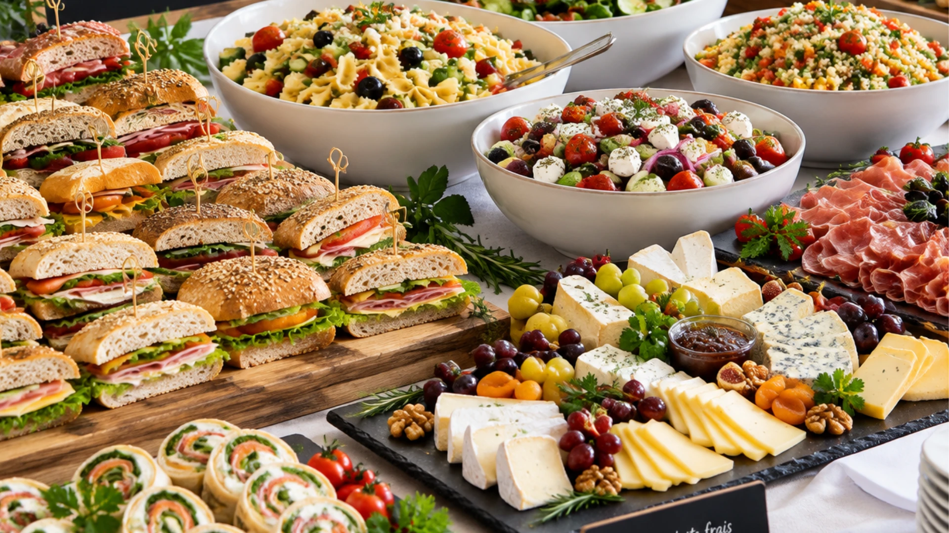 Cold buffets by Réception 108, caterer in Sherbrooke