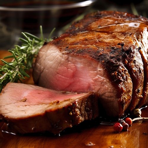 Sliced grilled roast beef, Réception 108 caterer in the Eastern Townships